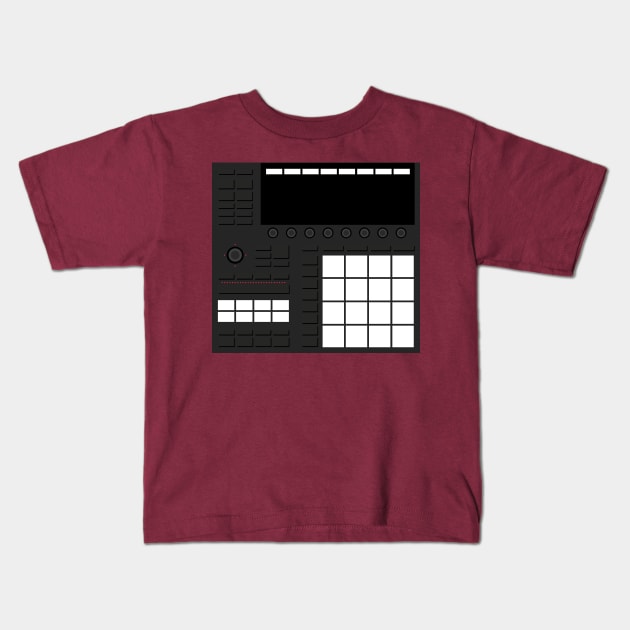 Dope Beat Machine Series #10 (No Text) Kids T-Shirt by Steve Traxx (ProducerBeat.com)